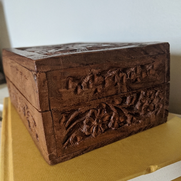 Wooden Owl Trinket Box - Picture 7 of 7